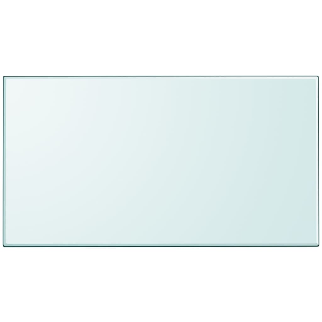 vidaXL Blat stołu szklany, prostokątny 1200x650 mm