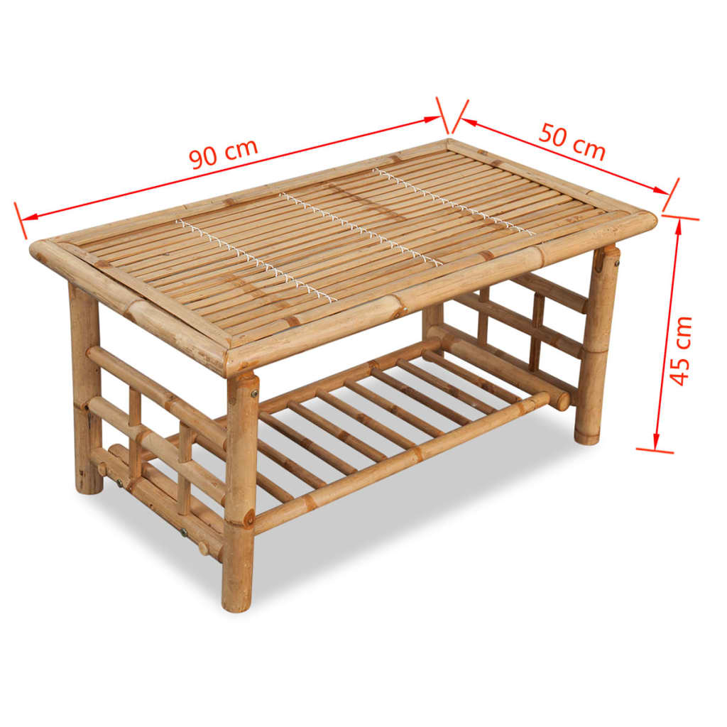 vidaXL Stolik na kawę 90x50x45 cm
