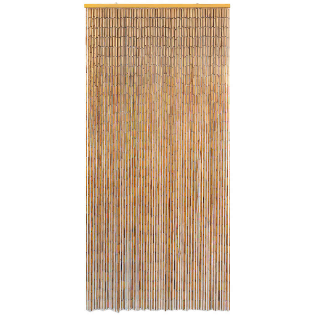 vidaXL Bambusowa kurtyna, zasłona na drzwi 90x200 cm