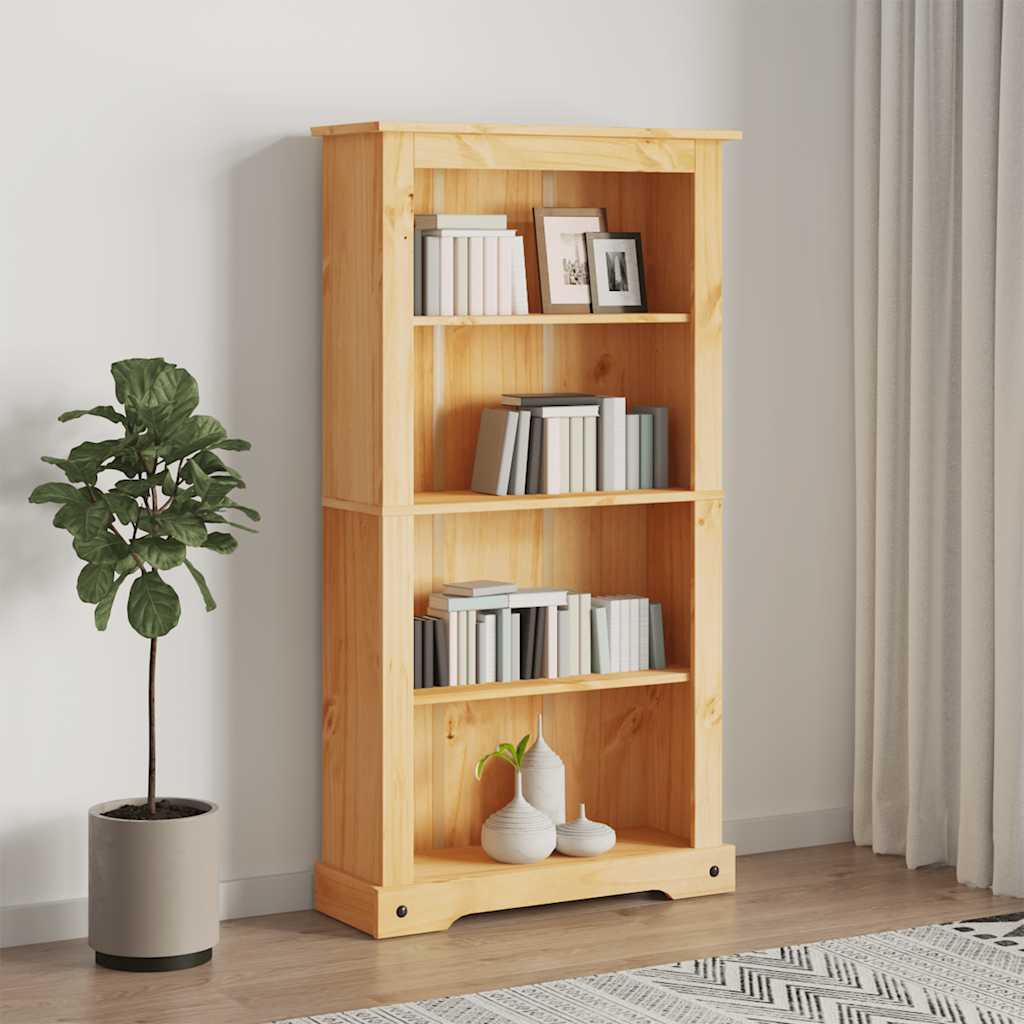 vidaXL Biblioteczka w meksykańskim stylu Corona, sosna, 80x29x150 cm