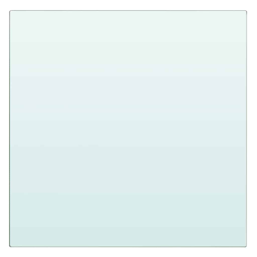 vidaXL Półka szklana, bezbarwny panel, 30x30 cm