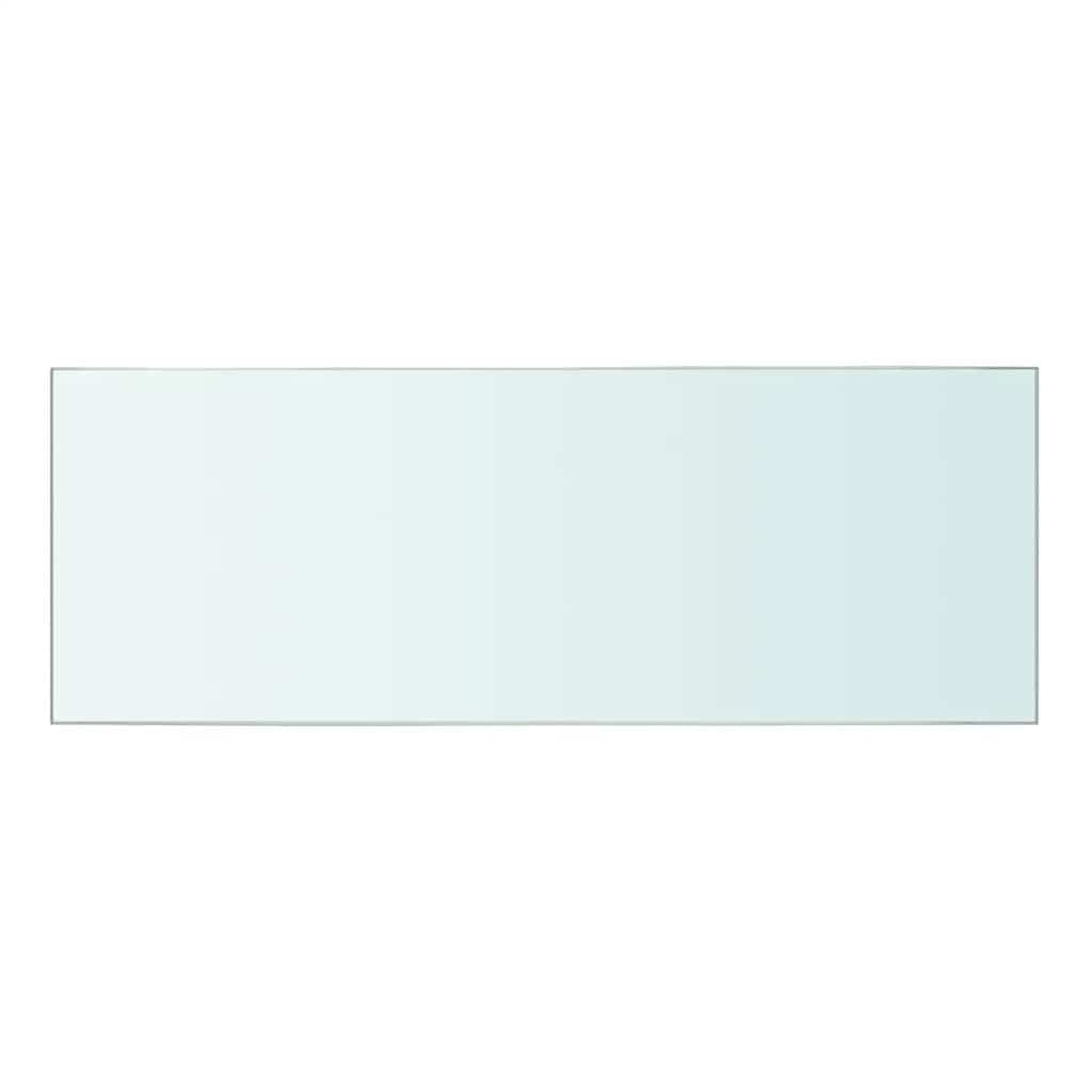 vidaXL Szklany, bezbarwny panel, 40x12 cm