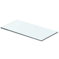 vidaXL Szklany, bezbarwny panel, 40x15 cm