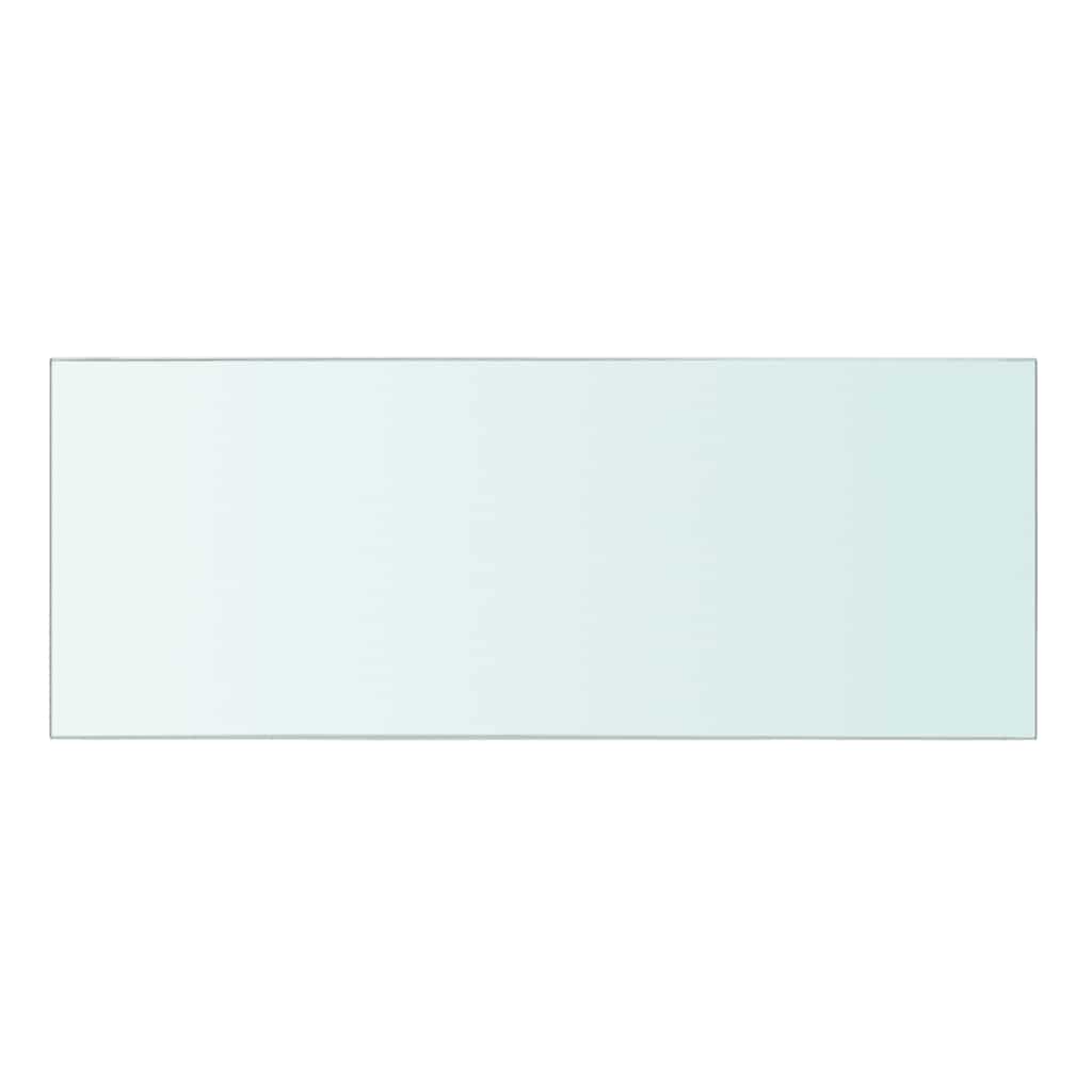 vidaXL Szklany, bezbarwny panel, 40x15 cm