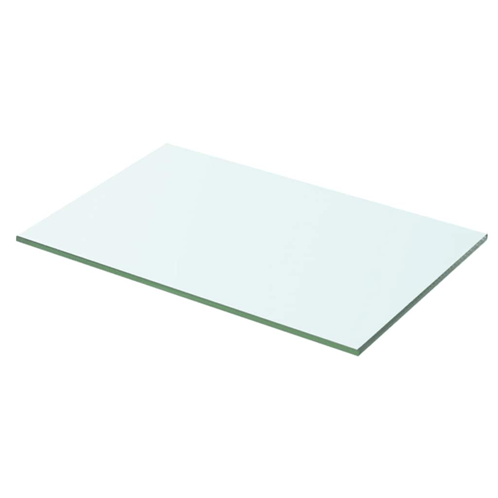 vidaXL Półka szklany, bezbarwny panel, 50x25 cm