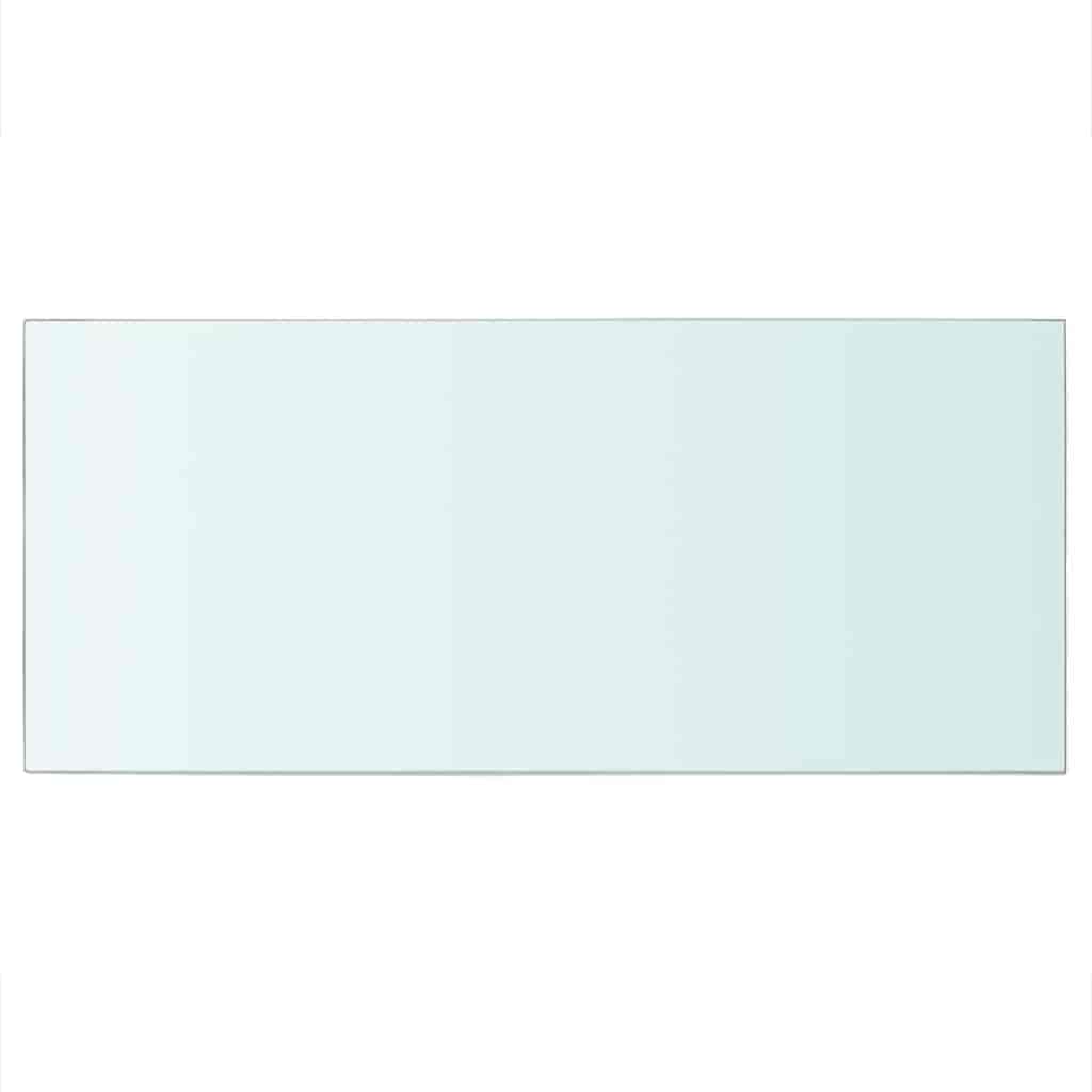 vidaXL Półka szklany, bezbarwny panel, 50x25 cm