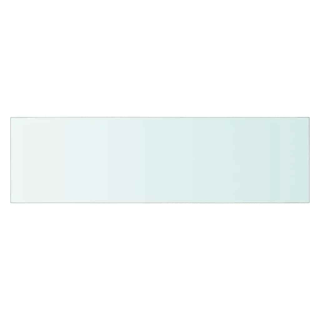 vidaXL Półka szklany, bezbarwny panel, 70x20 cm