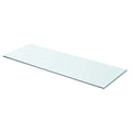 vidaXL Półka szklana, bezbarwny panel, 70x25 cm