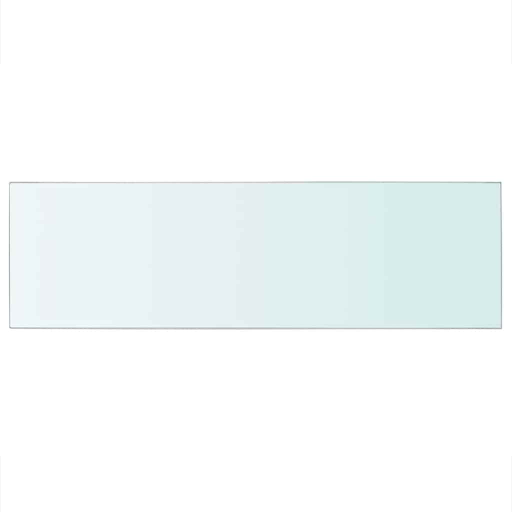 vidaXL Szklany, bezbarwny panel, 80x25 cm