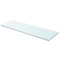 vidaXL Półka szklana, bezbarwny panel, 90x30 cm
