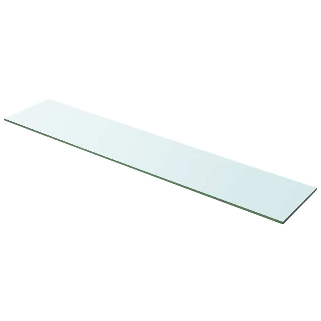 vidaXL Szklany, bezbarwny panel, 100x20 cm