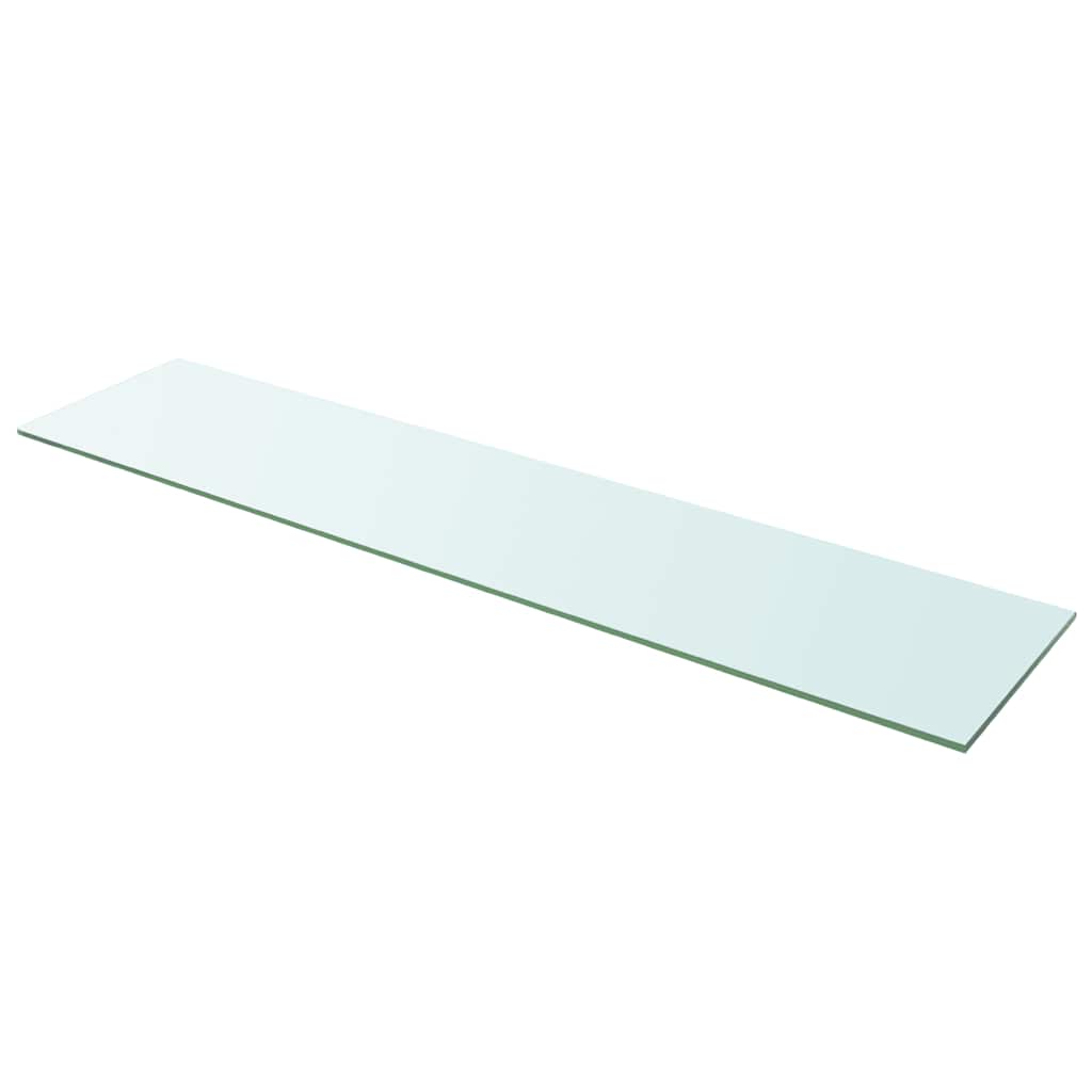 vidaXL Półka szklany, bezbarwny panel, 110x25 cm