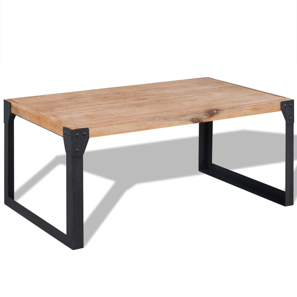 vidaXL Stolik kawowy z drewna akacjowego 100x60x45 cm