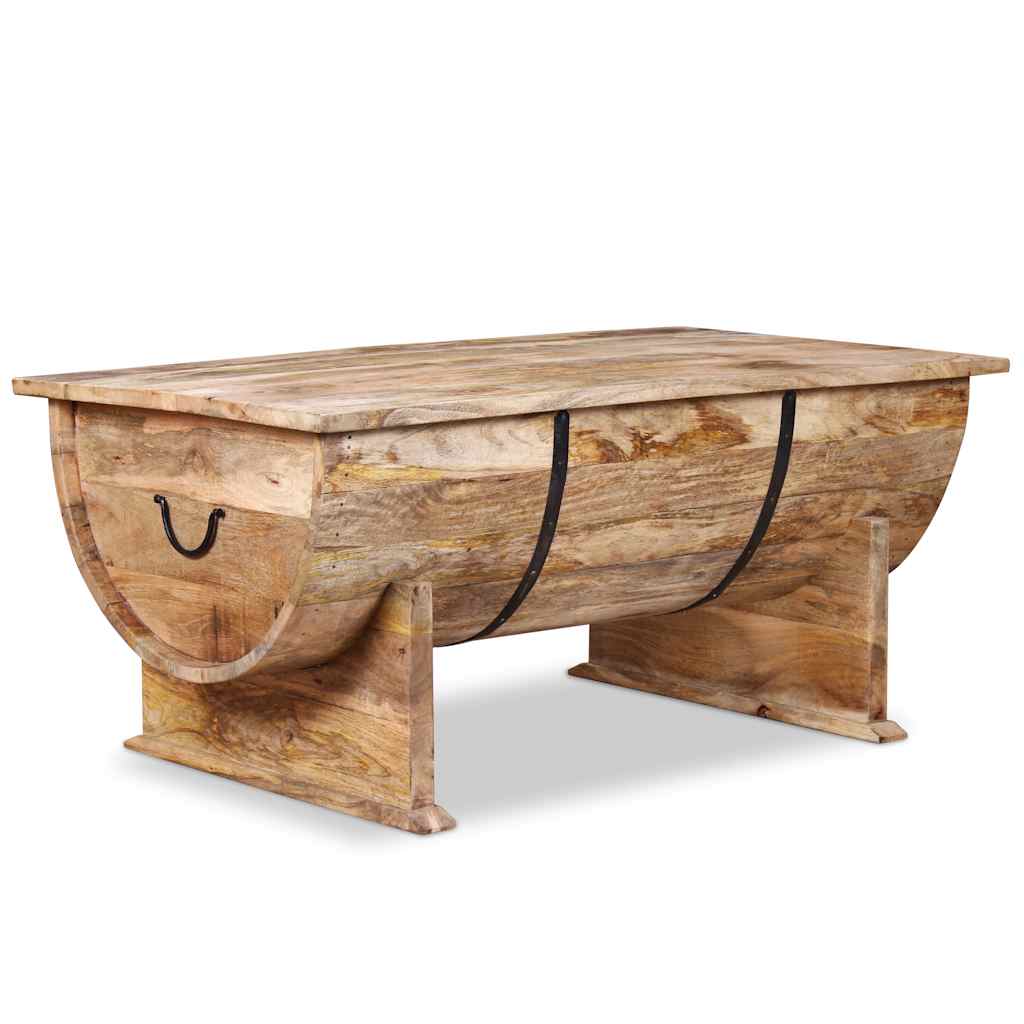 vidaXL Stolik kawowy, lite drewno mango, 88 x 50 x 40 cm