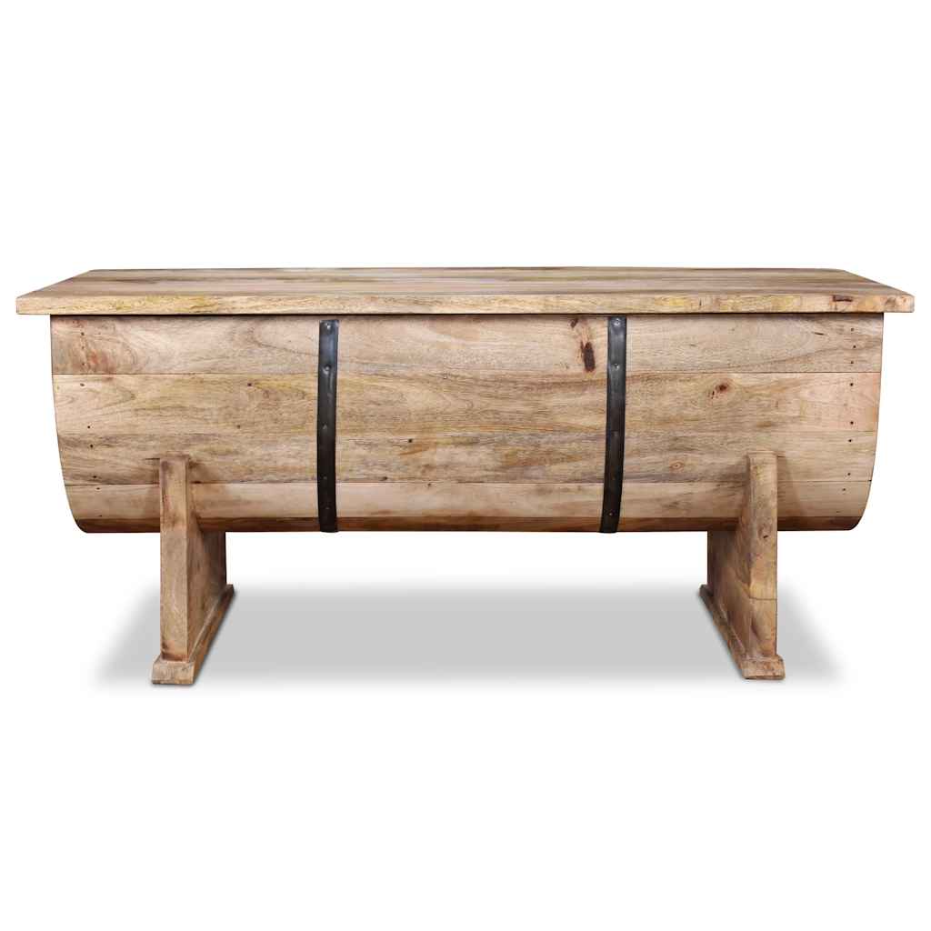 vidaXL Stolik kawowy, lite drewno mango, 88 x 50 x 40 cm