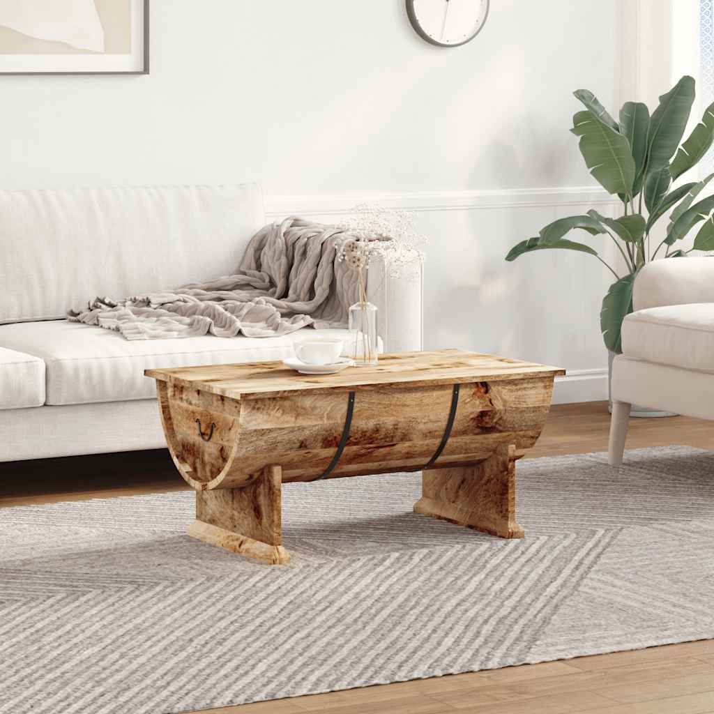vidaXL Stolik kawowy, lite drewno mango, 88 x 50 x 40 cm