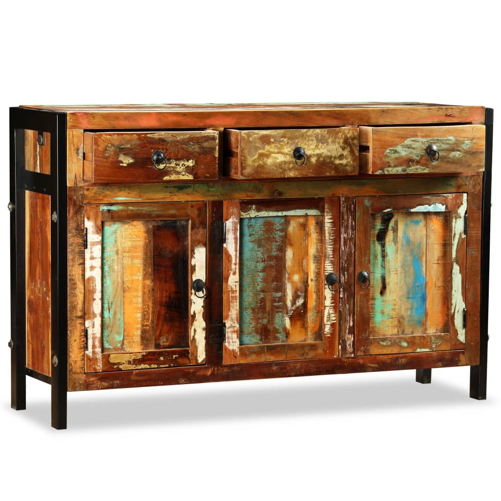 vidaXL Komoda z drewna odzyskanego, 120 x 35 x 76 cm