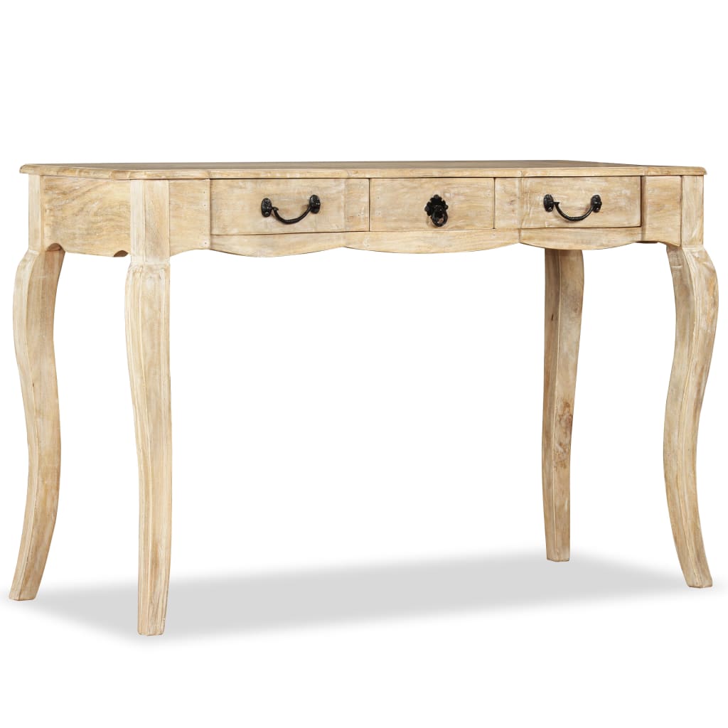 vidaXL Stolik - konsola, lite drewno mango, 120x50x80 cm