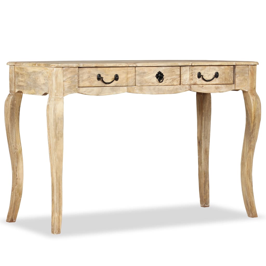 vidaXL Stolik - konsola, lite drewno mango, 120x50x80 cm