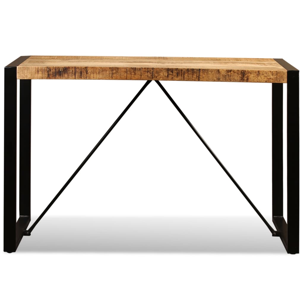 vidaXL Stół jadalniany, surowe drewno mango, 120 cm