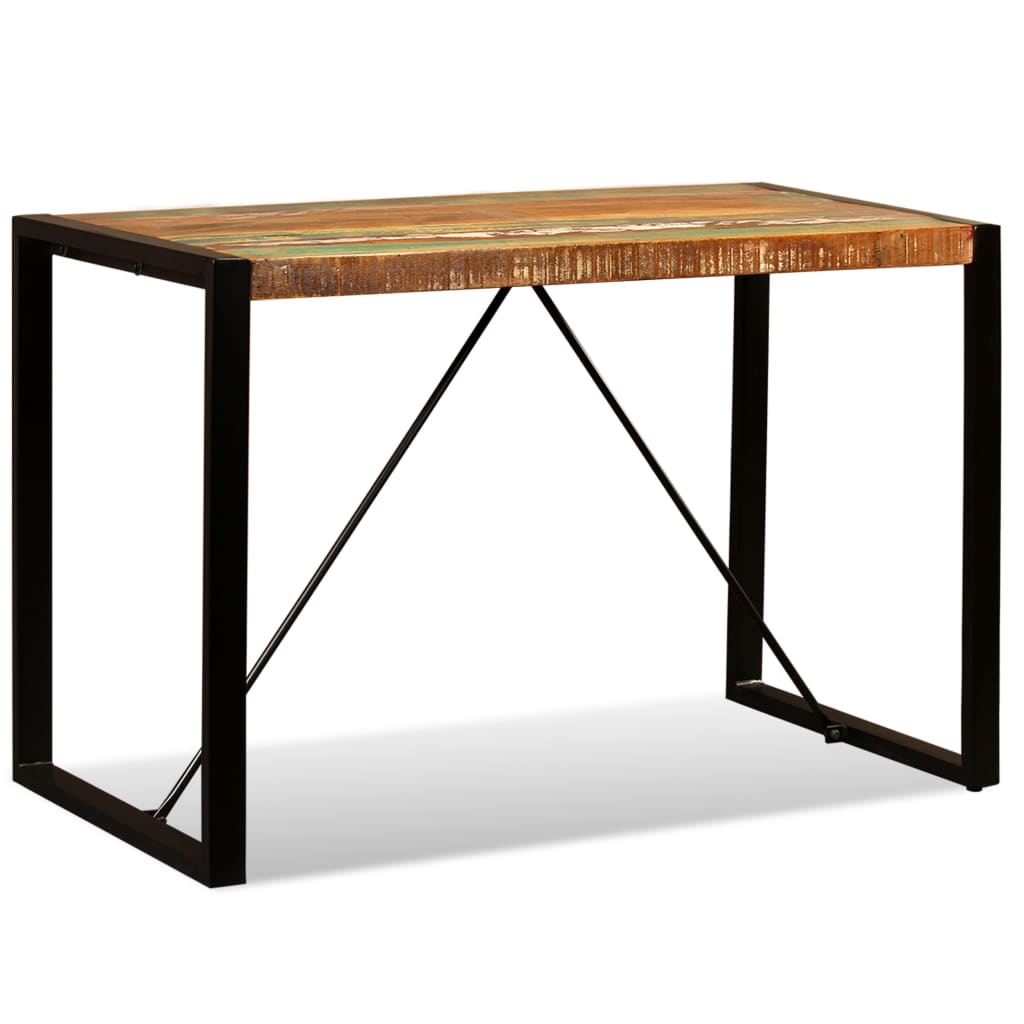 vidaXL Stół do jadalni z litego drewna odzyskanego, 120 cm