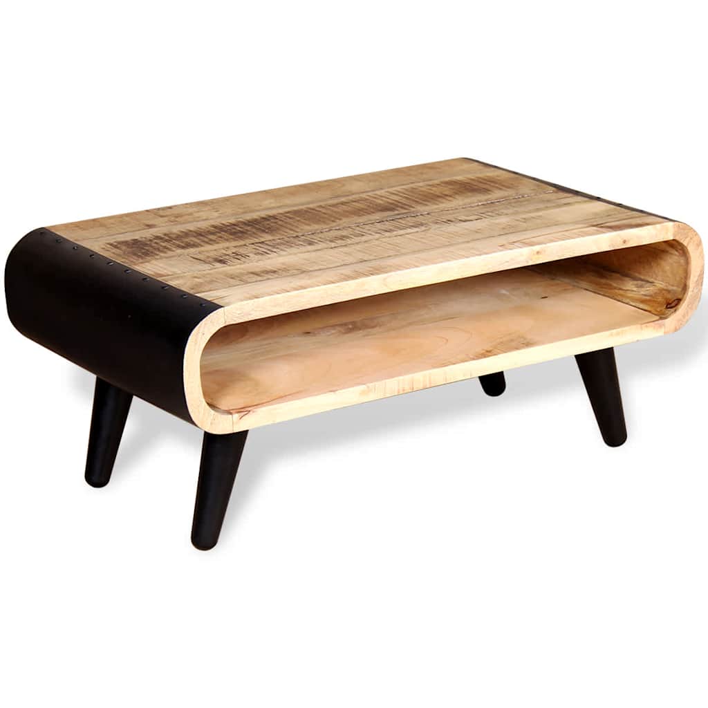 vidaXL Stolik kawowy z surowego drewna mango 90x55x39 cm