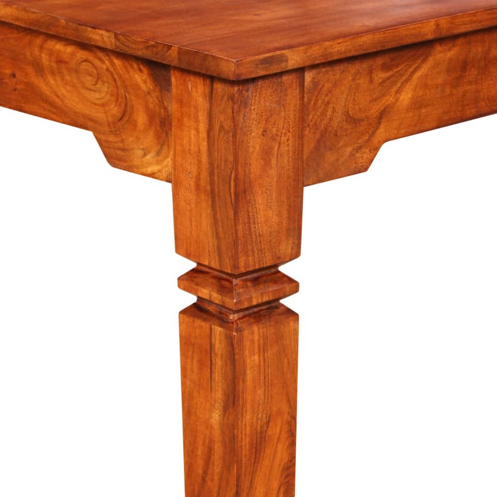 vidaXL Stolik kawowy, lite drewno, 110x60x45 cm