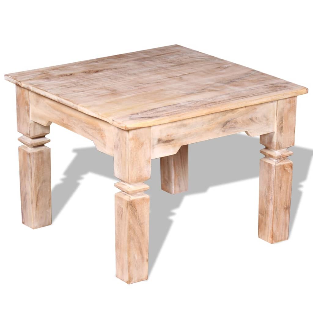 vidaXL Stolik kawowy, drewno akacjowe 60x60x45 cm