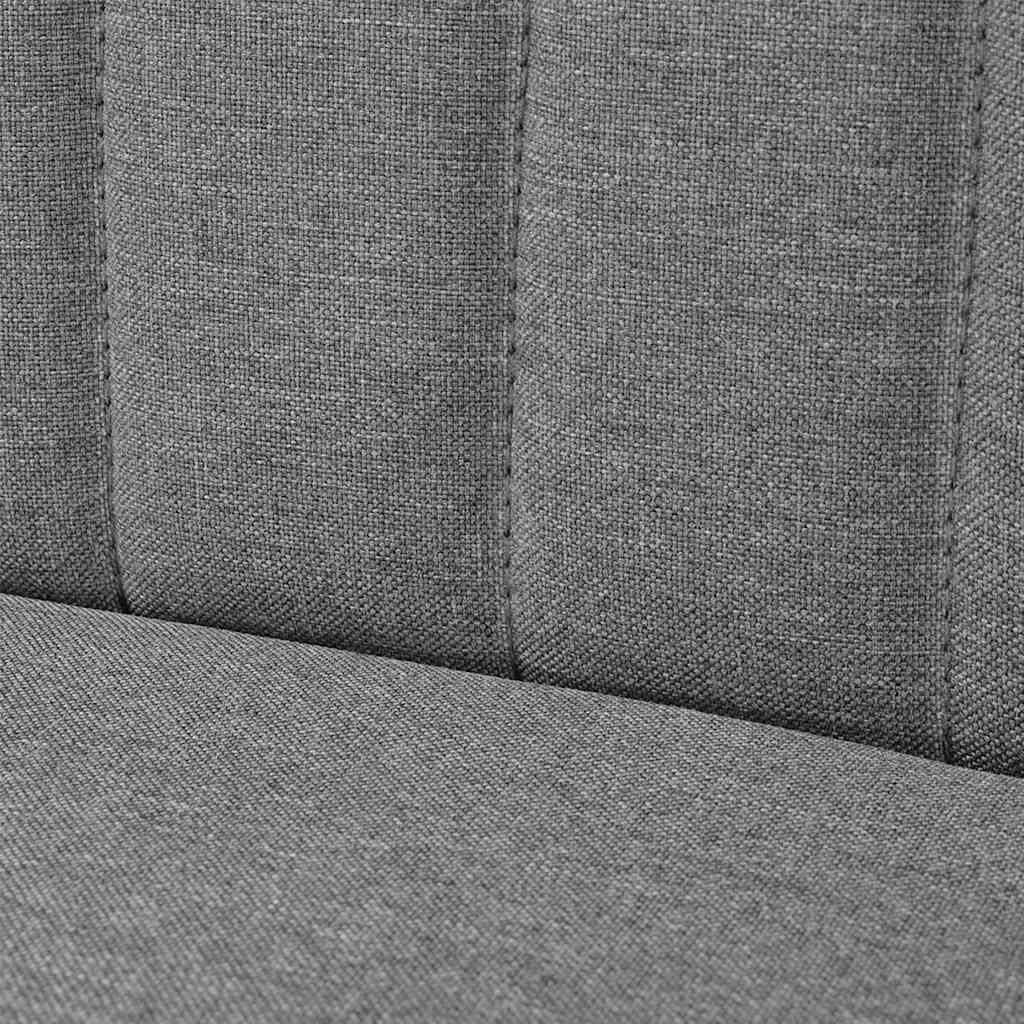 vidaXL Sofa 117x55,5x77 cm, jasnozielony materiał