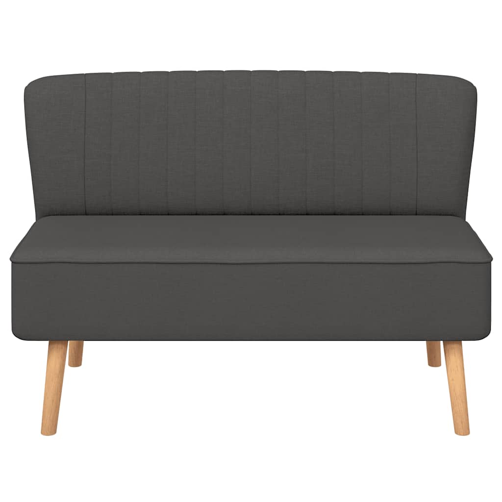 vidaXL Sofa, 117x55,5x77 cm, ciemnoszara, tkanina