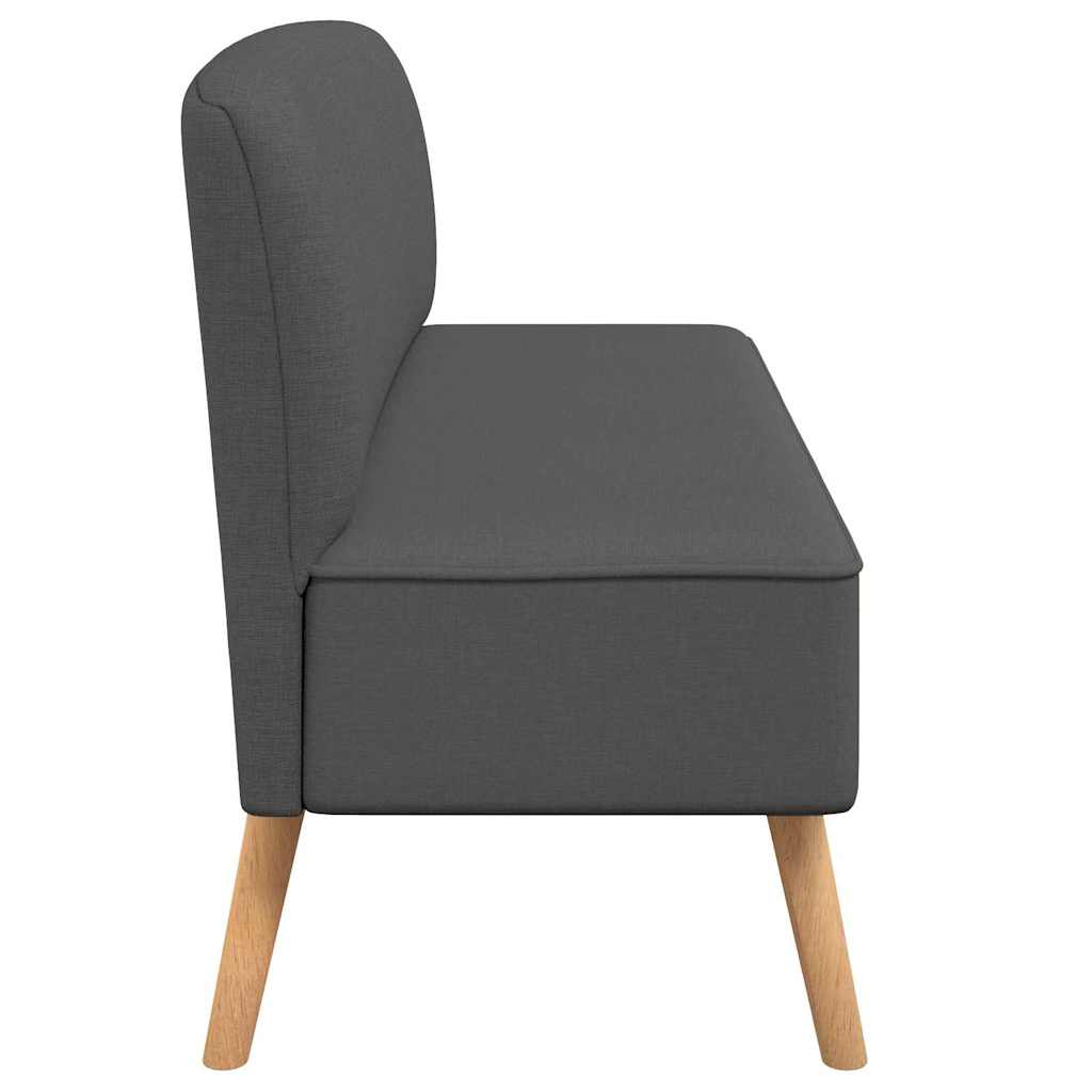 vidaXL Sofa, 117x55,5x77 cm, ciemnoszara, tkanina