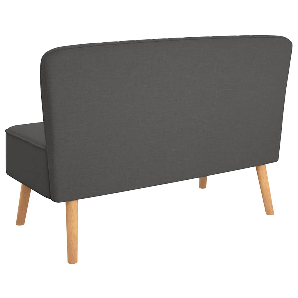vidaXL Sofa, 117x55,5x77 cm, ciemnoszara, tkanina