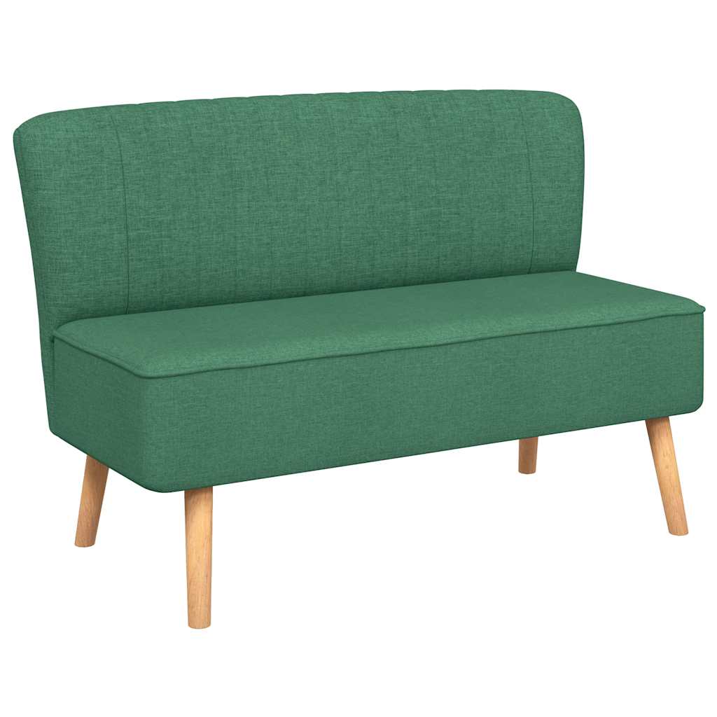 vidaXL Sofa 117x55,5x77 cm, zielony materiał