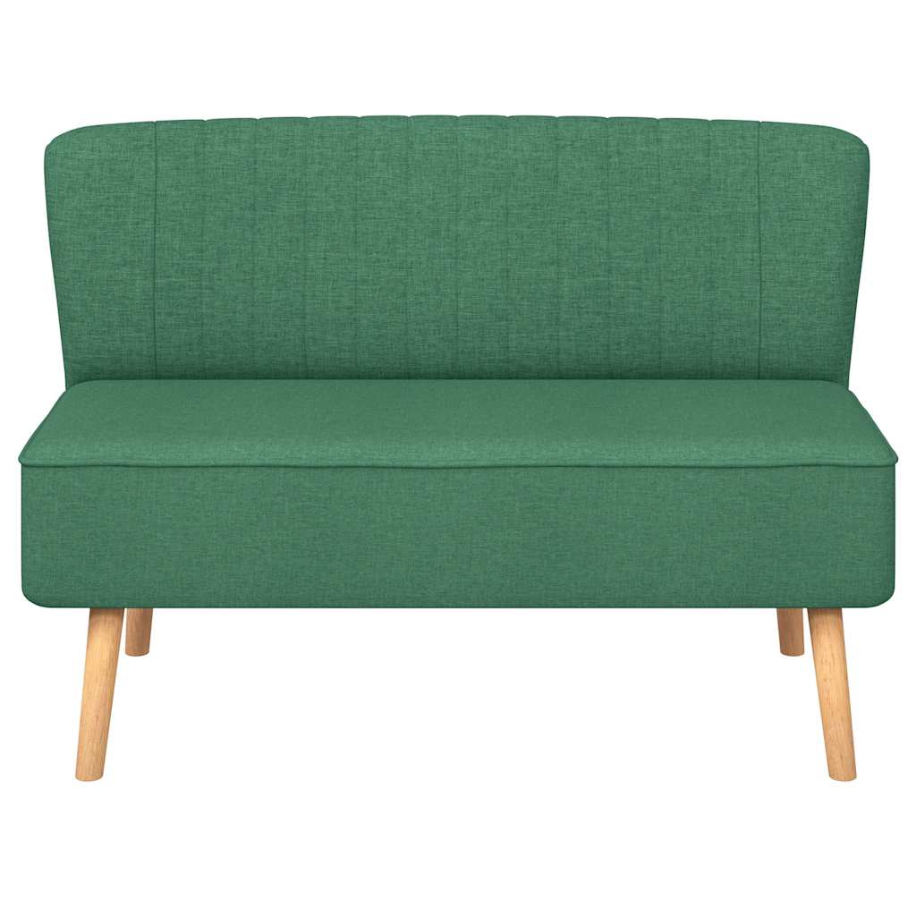 vidaXL Sofa 117x55,5x77 cm, zielony materiał