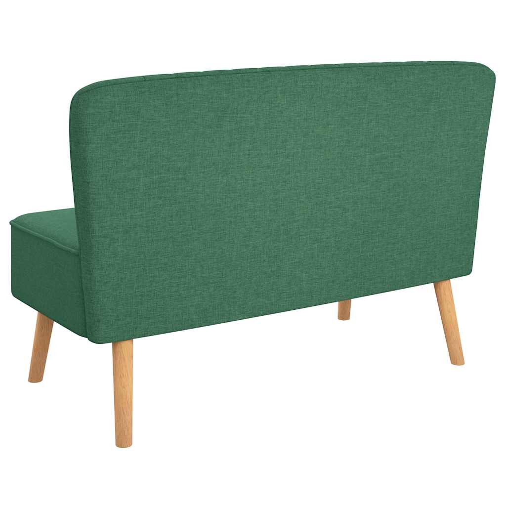 vidaXL Sofa 117x55,5x77 cm, zielony materiał