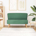 vidaXL Sofa 117x55,5x77 cm, zielony materiał
