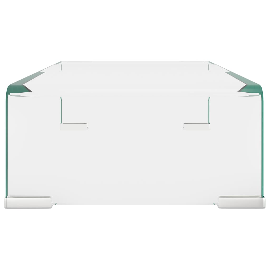 vidaXL Podstawka pod monitor / telewizor szklana 40x25x11 cm