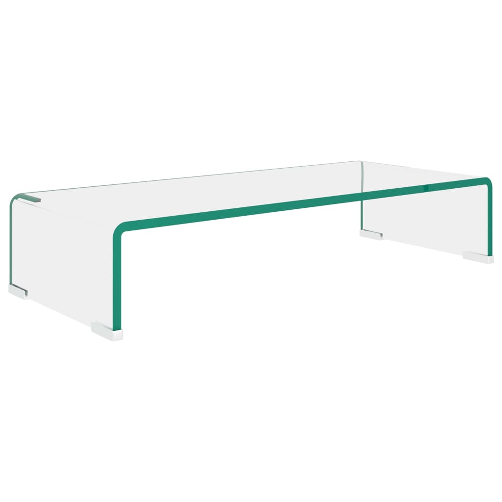 vidaXL Podstawka pod monitor / telewizor szklana 60x25x11 cm