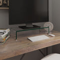 vidaXL Podstawka pod monitor / telewizor szklana 60x25x11 cm