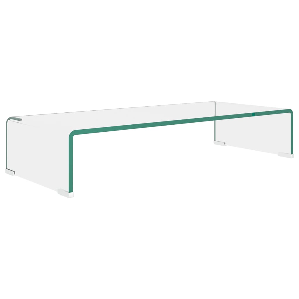 vidaXL Podstawka pod monitor / telewizor szklana 70x30x13 cm