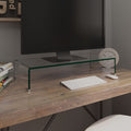 vidaXL Podstawka pod monitor / telewizor szklana 70x30x13 cm