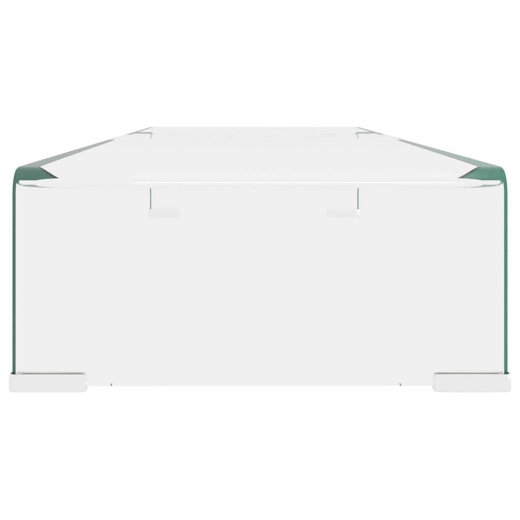 vidaXL Podstawka pod monitor / telewizor szklana 90x30x13 cm