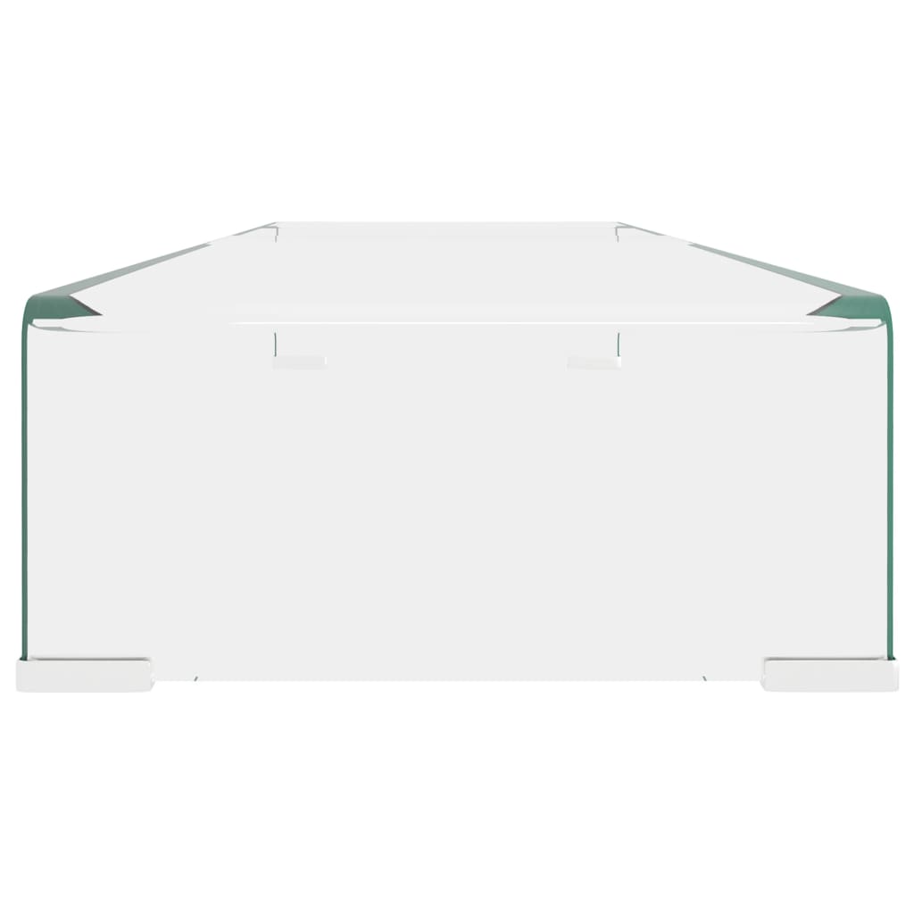 vidaXL Podstawka pod monitor / telewizor szklana 100x30x13 cm