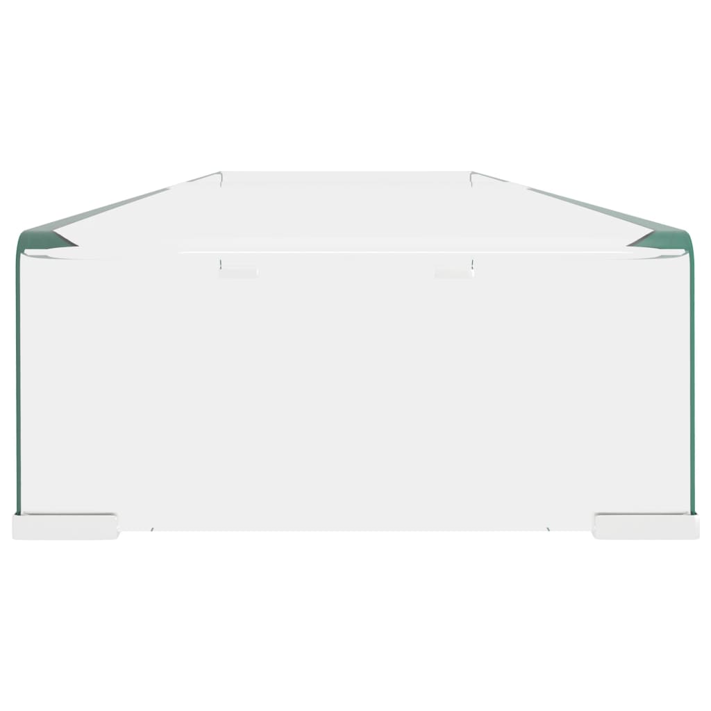 vidaXL Podstawka pod monitor / telewizor szklana 110x30x13 cm