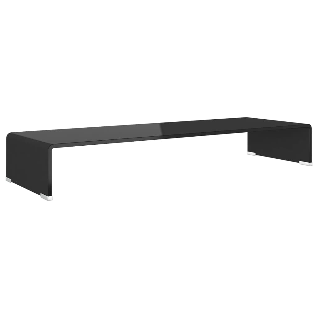 vidaXL Podstawka pod monitor / telewizor szklana 90x30x13 cm