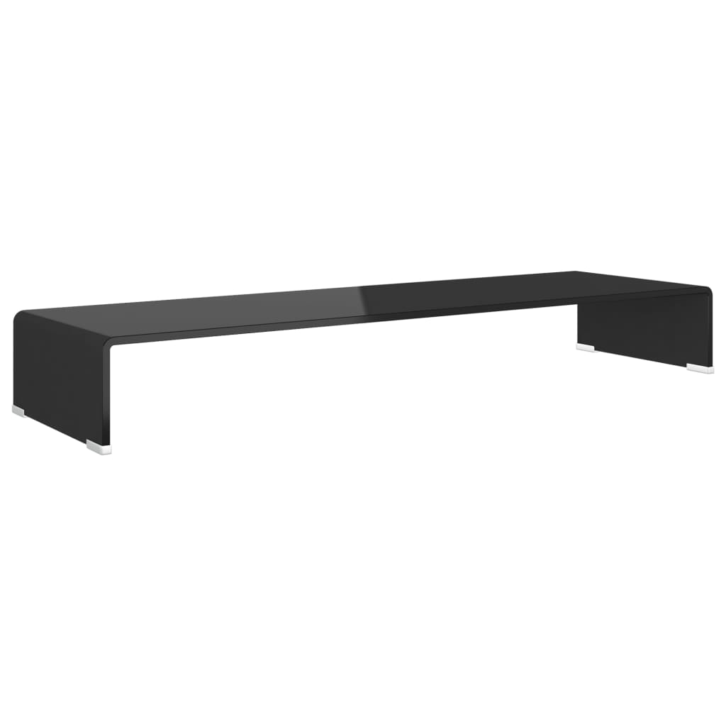 vidaXL Podstawka pod monitor / telewizor szklana 100x30x13 cm