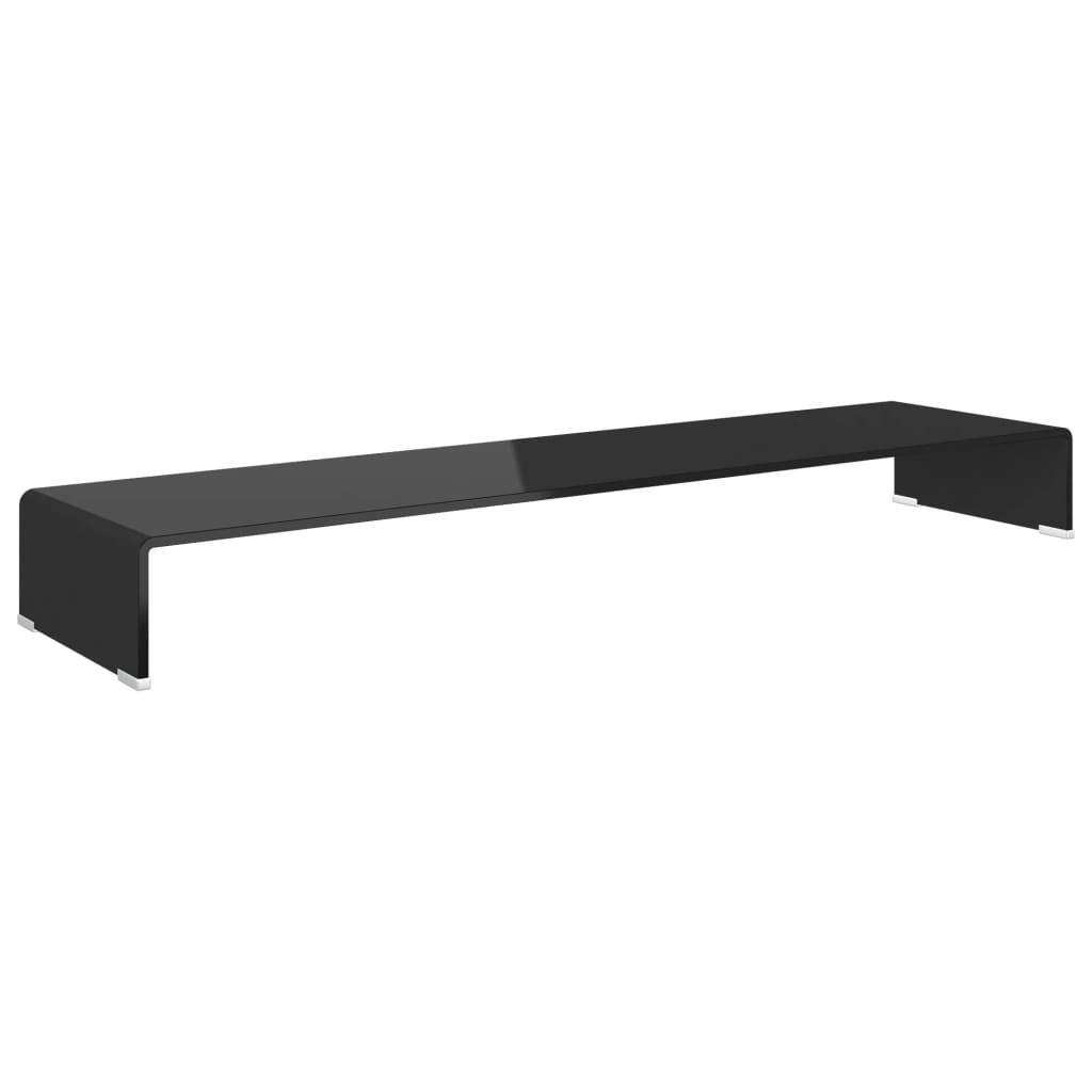 vidaXL Podstawka pod monitor / telewizor szklana 120x30x13 cm