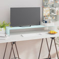 vidaXL Podstawka pod monitor / TV, zielone szkło, 100x30x13 cm