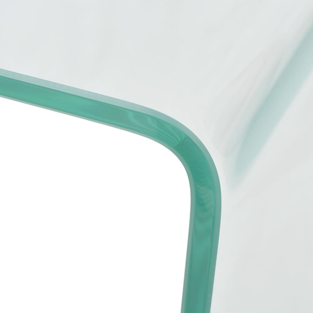 vidaXL Stolik kawowy, szkło hartowane 49,5x50x45 cm