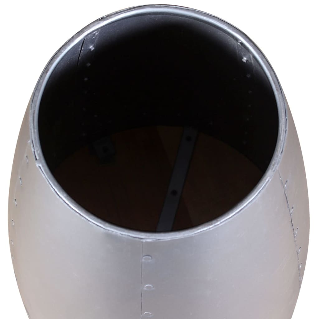 vidaXL Stołek Aviator, lite drewno z odzysku